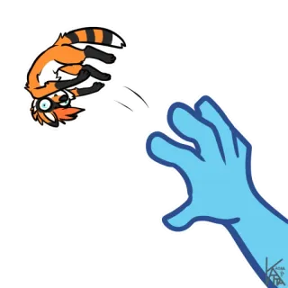 🖐 漫画, 擬人化, 暴力, 攻撃的, 中指, ジェスチャー telegram sticker