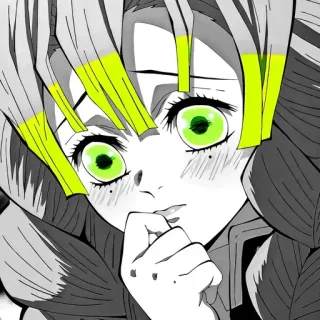 💚 Mitsuri Kanroji Demon Slayer Anime, Manga, Demon Slayer, Mitsuri Kanroji, Personaggio, Hashira, Pilastro dell'Amore telegram sticker