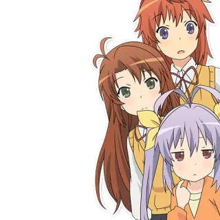 👀 Anime, Süß, Schulmädchen, Cartoon, Figuren telegram sticker