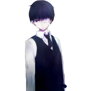 😎 Ken Kaneki Tokyo Ghoul Anime, Manga, Ken Kaneki, Tokyo Ghoul, Personaggio telegram sticker