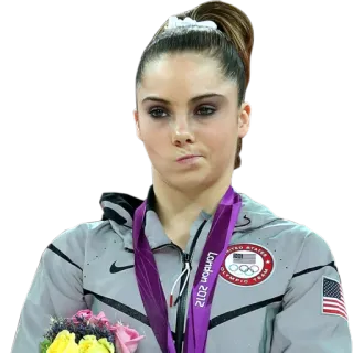 😕 McKayla Maroney gymnast, olympics, not impressed, mckayla, maroney telegram sticker
