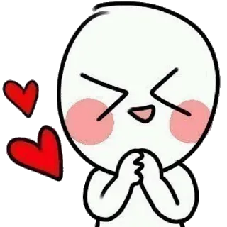 😆 cartoon, love, heart, cute, emoji, affectionate telegram sticker