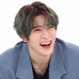 🌸 pessoa, homem, sorriso, feliz, retrato, kpop, ídolo whatsapp sticker