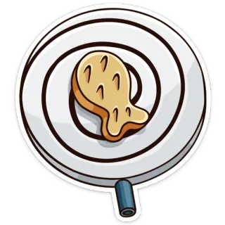 🍭 Lutscher, Süßigkeit, süß, Essen, Dessert, Fisch, Keks telegram sticker