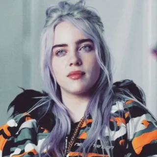 💧 Billie Eilish Billie Eilish, นักร้อง, นักดนตรี, ป๊อปสตาร์ telegram sticker