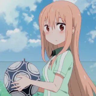 🥤 Anime, Fille, Football, Sport, Mignon, Ballon telegram sticker