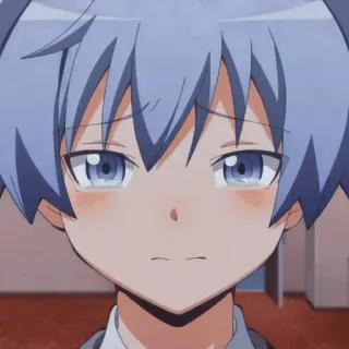 🌀 Nagisa Shiota Assassination Classroom Anime, Menino, Bonito, Nagisa Shiota, Assassination Classroom, Mangá whatsapp sticker