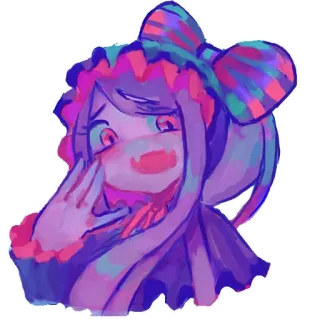 😊 fofo, anime, desenho animado, menina, personagem, arte telegram sticker