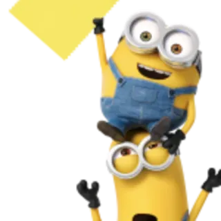 😇 Minion Despicable Me Minion, Despicable Me, Kartun, Lucu, Karakter telegram sticker