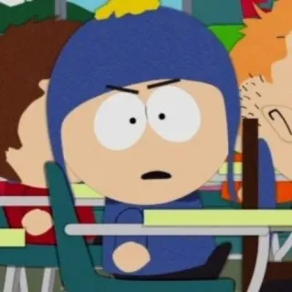 😠 Craig Tucker South Park cartoon, south park, craig, character, angry telegram sticker