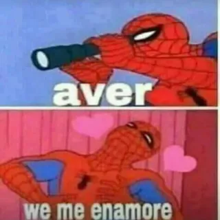 😍 Spider-Man aver
we me enamore spider-man, liebe, herzen, verliebt telegram sticker
