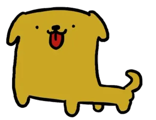 😝 cão, animal, desenho animado, fofo, animal de estimação, filhote, engraçado whatsapp sticker