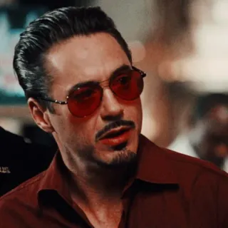 😶 Tony Stark Iron Man marvel, superhéroe, rdj, robert downey jr, multimillonario whatsapp sticker