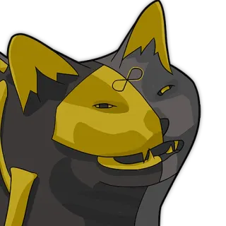😬 狗, 柴犬, 梗, 搞笑, 动物, 宠物 telegram sticker