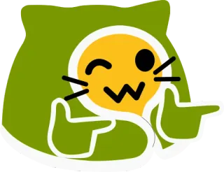 👉 Katze, niedlich, Tier, Aufkleber, Cartoon telegram sticker