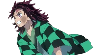 😬 Tanjiro Kamado Demon Slayer Anime, Demon Slayer, Tanjiro, Kamado, Combattimento, Azione whatsapp sticker