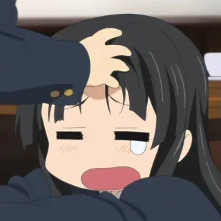 😭 Anime, Mangá, Chorando, Triste, Garota Anime, Fofo telegram sticker
