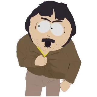 😫 Randy Marsh South Park cartoon, comedy, randy marsh, south park, funny, character telegram sticker