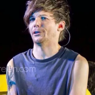 😯 Louis Tomlinson Louis Tomlinson, Músico, Cantor, One Direction, Celebridade, Retrato, Homem telegram sticker