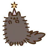🎉 Pusheen cat, pusheen, cute, cartoon, animal, sticker telegram sticker