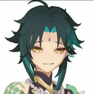 😏 Xiao Genshin Impact anime, video game, xiao, genshin impact, character telegram sticker