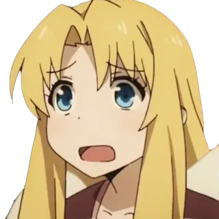 😦 anime, character, sad, cartoon telegram sticker