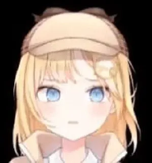 🐇 Amelia Watson anime, vtuber, hololive, amelia watson, cute whatsapp sticker