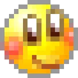 😊 Emoji, Fröhlich, Gesicht, Süß, Pixelig whatsapp sticker