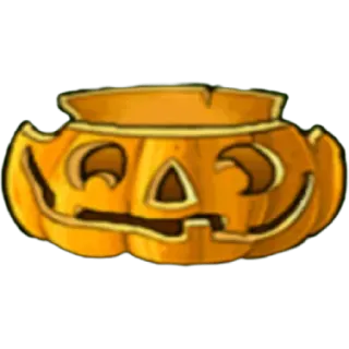 🎃 pumpkin, halloween, autumn, jack-o'-lantern, carved pumpkin whatsapp sticker