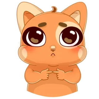 🥺 mèo, dễ thương, động vật, kawaii, biểu tượng cảm xúc, nhãn dán telegram sticker
