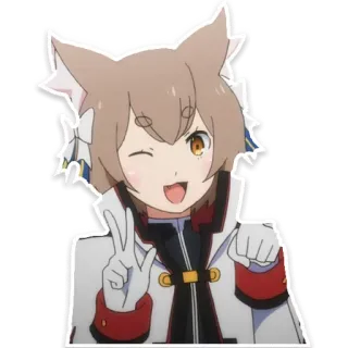😉 Felix Argyle Anime, Gatto, Ragazzo, Trap, Carino, Kawaii telegram sticker