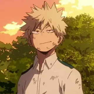 💥 Katsuki Bakugo My Hero Academia Anime, Manga, My Hero Academia, Bakugo, Katsuki Bakugo, Personnage telegram sticker