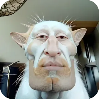🤲 créature, animal, portrait, fantaisie, bizarre, monstre, drôle telegram sticker