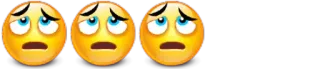 😣 Emoji, Traurig, Besorgt, Verärgert, Gesichtsausdruck, Gesicht, Reaktion whatsapp sticker