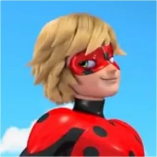 😏 Adrien Agreste Miraculous: Tales of Ladybug & Cat Noir 卡通, 超级英雄, 瓢虫, 奇迹少女, 阿德里安, 阿格雷斯特 whatsapp sticker