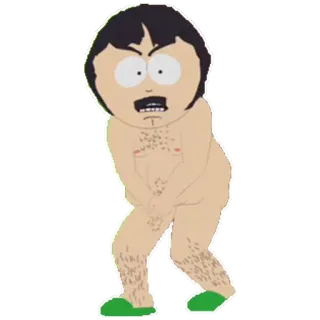 😡 Randy Marsh South Park randy marsh, south park, naked, cartoon telegram sticker