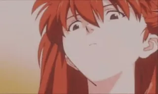 😠 Misato Katsuragi Neon Genesis Evangelion anime, misato katsuragi, evangelion telegram sticker