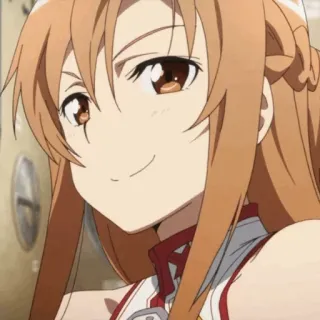 💞 Asuna Yuuki Sword Art Online anime, manga, girl, character, asuna, sword art online whatsapp sticker
