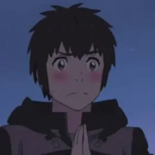 💫 Taki Tachibana Your Name Anime, Nhân vật, Manga, Phim, Taki Tachibana telegram sticker
