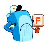 ☹️ F telegram sticker