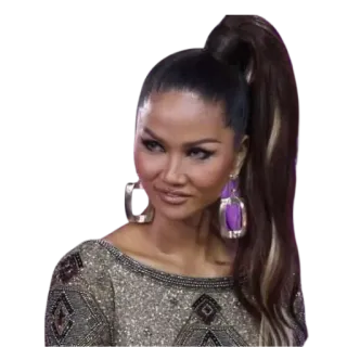 😟 mulher, pessoa, retrato, moda, joias, cabelo whatsapp sticker