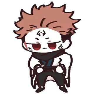😏 Ryomen Sukuna Jujutsu Kaisen Anime, Manga, Jujutsu Kaisen, Sukuna, Charakter, Fanart telegram sticker
