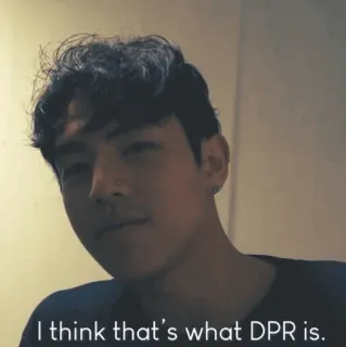 🌑 I think that's what DPR is. whatsapp sticker