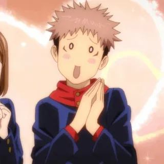 🎴 Yuji Itadori Jujutsu Kaisen Anime, Manga, Jujutsu Kaisen, Yuji Itadori telegram sticker