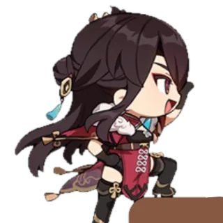🎴 Beidou Genshin Impact Anime, Spiel, Genshin Impact, Beidou, Chibi telegram sticker