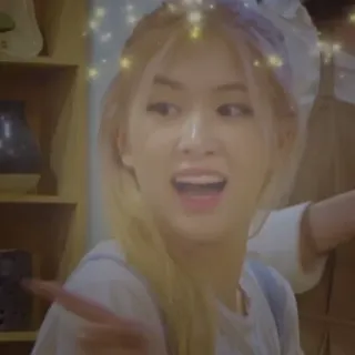 🍰 Rosé kpop, sängerin, frau, rosé, blonde haare telegram sticker