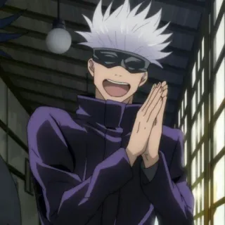 😏 Satoru Gojo Jujutsu Kaisen anime, gojo, satoru, manga, jujutsu, sorcerer telegram sticker