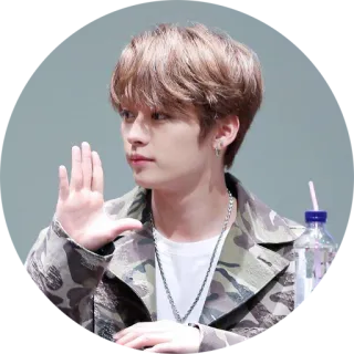 🤚 man, k-pop, handsome, jacket, celebrity telegram sticker