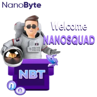 ☺️ Welcome
NANOSQUAD nanosquad, willkommen, weltraum, astronaut, rakete, NBT telegram sticker