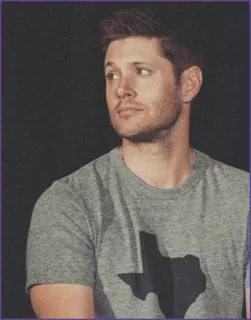 🐚 man, texas, actor, celebrity, shirt, portrait telegram sticker